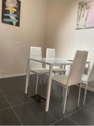 Large modern dining area