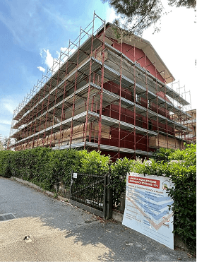 Contemporary home facade